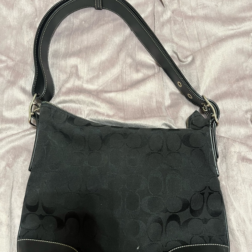 Coach Black Designer Shoulder Bag